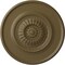 Ekena Millwork Large Floral Ceiling Medallion, Hand-Painted Mississippi Mud, 41 1/8"OD x 2 1/2"P CM41FLMMF - alternate 1